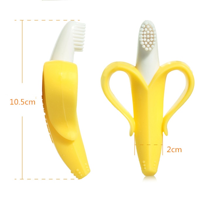 Baby Banana Toothbrush Soothing Teether